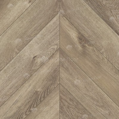 Кварц-винил Alpine Floor Дуб Натуральный Отбеленный Chevron ECO 18-3